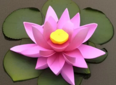 Jak zrobić kwiat lotosu z papieru origami