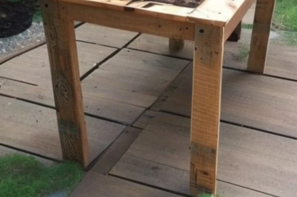 Jak zrobić stół ogrodowy z palet